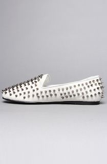 UNIF The Hellraisers Shoe in White and Silver