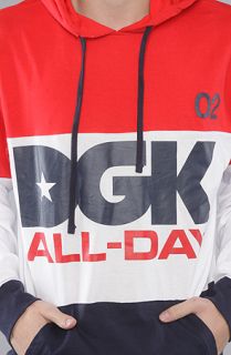 DGK The All Day Sport Hoody in Red Concrete