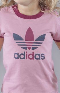 adidas The Trefoil Tee in Pink Concrete