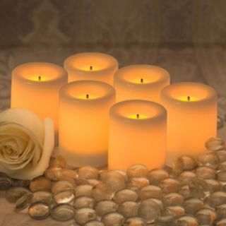 Candle Impressions Flameless Candles 6 pk votives 1 75 unscented