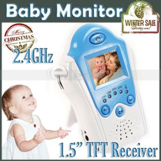 4CH 2 4GHz 1 5TFT LCD Baby Monitor Receiver for Baby Care Safety