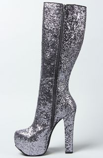  boutique the hot to trot boot in pewter glitter sale $ 51 95 $ 124 00
