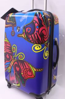 Fazzino Heys Butterfly Flurry 26 Spinner Luggage as Is