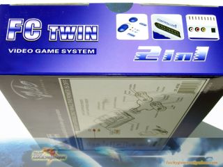 New Twin Nintendo NES SNES Super Retro Video Game System Pearl White