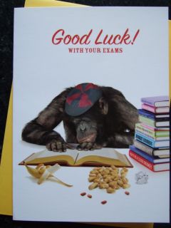 Good Luck with Your Exams Quality Card Blank Inside