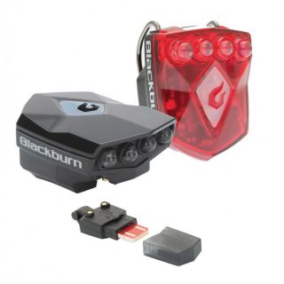 Blackburn Cycling Lights Flea 2.0 + Front and Rear USB Combo Safety