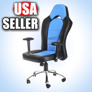 US High Back Executive Leather Ergonomic Office Chair