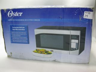 Oster OGH6901 0 9 Cubic Feet Digital Microwave Oven Stainless Black 10