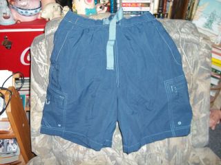  Men's Columbia Nylon Trunks Shorts Size Medium