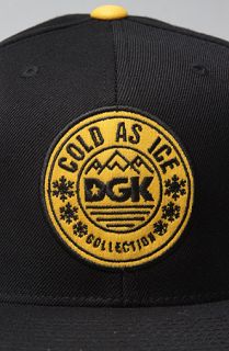 DGK The DGK Cold as Ice Snapback Hat in Black