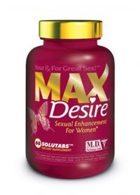 MAX Desire Female Enhancement Solutabs Enhance Sexual arousal, Magnify