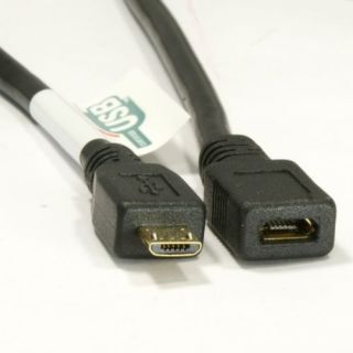 Micro USB Extension Cable 12inches RR MCB Ext 12G5