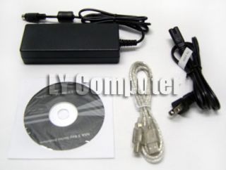  includes 3tb external drive power adapter usb cable power cable cd