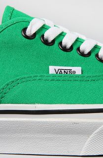 Vans Footwear The Authentic Sneaker in Bright Green Black  Karmaloop