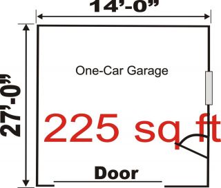  1 Car Garage Floor Epoxy Paint Coating Kit