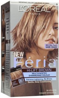 LOreal Feria Hair Color B61 Hi Lift Cool Brown 1