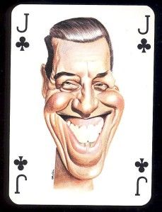 Fernandel French Movie Film Star Caricature Playing Card