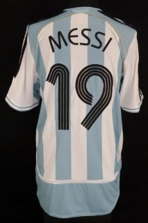  Messi Argentina Game Un Worn Jersey World Cup Germany 2006 FIFA