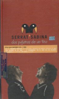 JOAN MANUEL SERRAT & JOAQUIN SABINA, DOS PAJAROS DE UN TIRO. INCLUDES