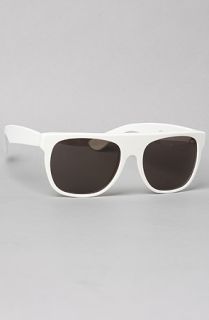 Super Sunglasses The Flat Top Sunglasses in White