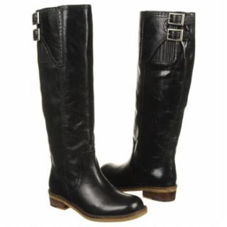 Womens Lucky Brand Andria Black Leather 