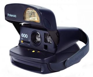 Polaroid Blue OneStep Express 600 Instant Film Camera Vintage Working