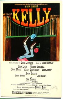  1965 Broadway Poster Kelly Famous Musical Fiasco Only 1 Perf