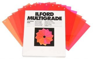 New Ilford Multigrade Filter Set   6 x 6   Set of 12 Filters