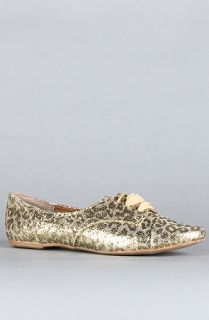 Naughty Monkey The Boogie Nights Shoe in Gold