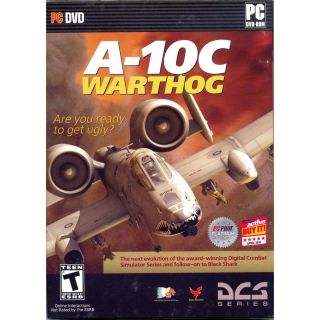 10c Warthog Flight Sim PC Game Brand New