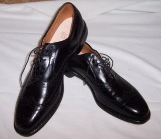 Allen Edmonds Black 11AA Fairhaven Wingtip Oxfords Dress Shoes