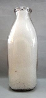 vintage Glass Quart Pensupreme VitaminD Milk Bottle Duraglas