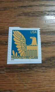 Stamp USA 2003 Presorted First Class 1 x 7 8