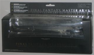 The Final Fantasy gunblade measures approximately 10 1/4 inches long