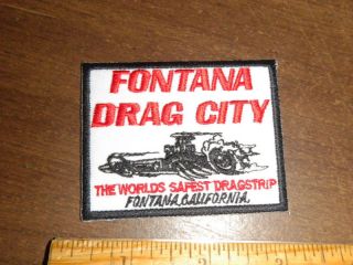 Fontana Drag City Iron on Embroidered Patch Applique