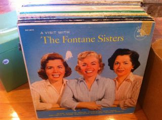The Fontane Sisters A Visit with Vinyl LP Dot 1957