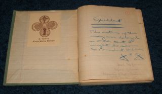 Omaha Indians Handwritten Manuscript Book Native RARE