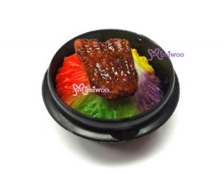 Blythe Pullip Momoko Miniature Korea Food Eel Bibimbap