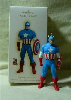 Hallmark 2009 Captain America Ornament. Dated 2009. New in box.