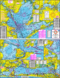  Galveston Bay Boat Fishing Map with GPS