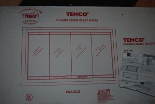  Temco Replacement Glass Doors CLS 6 Fits Many Models Fireplace
