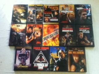 CHUCK NORRIS Ultimate DVD Collection   Action / Martial Arts MISSING