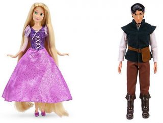 Disney Tangled Classic Rapunzel Flynn Rider Dolls Set