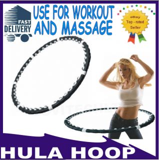 Fitness Exercise Magnetic Massage Weighted Hula Hoop