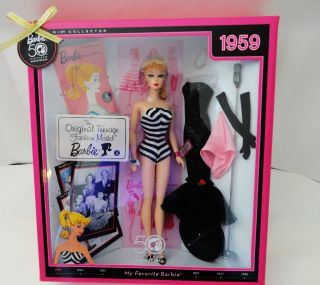 Happy 50th 1959 Barbie Collect Original Barbie 50th Anniv Edition BNIB