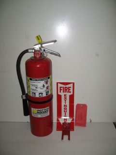 10lb ABC Amerex Fire Extinguisher with New Certification Tag