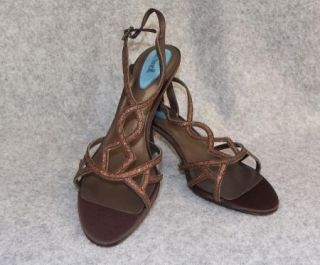 New Fitzwell Lourdes II Womens Strappy Dress Sandel Heel Shoe 9 5 10