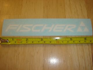 fischer skis sticker decal die cut new this auction is for the fischer