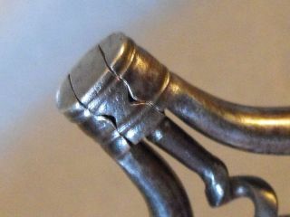 Antique Corkscrew Folding Bow with A RARE Oval Hinge