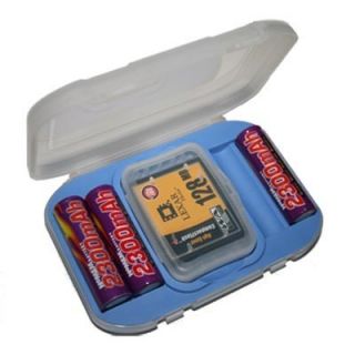 Battery Case Holder Fits 4 AA Batteries Flash Card